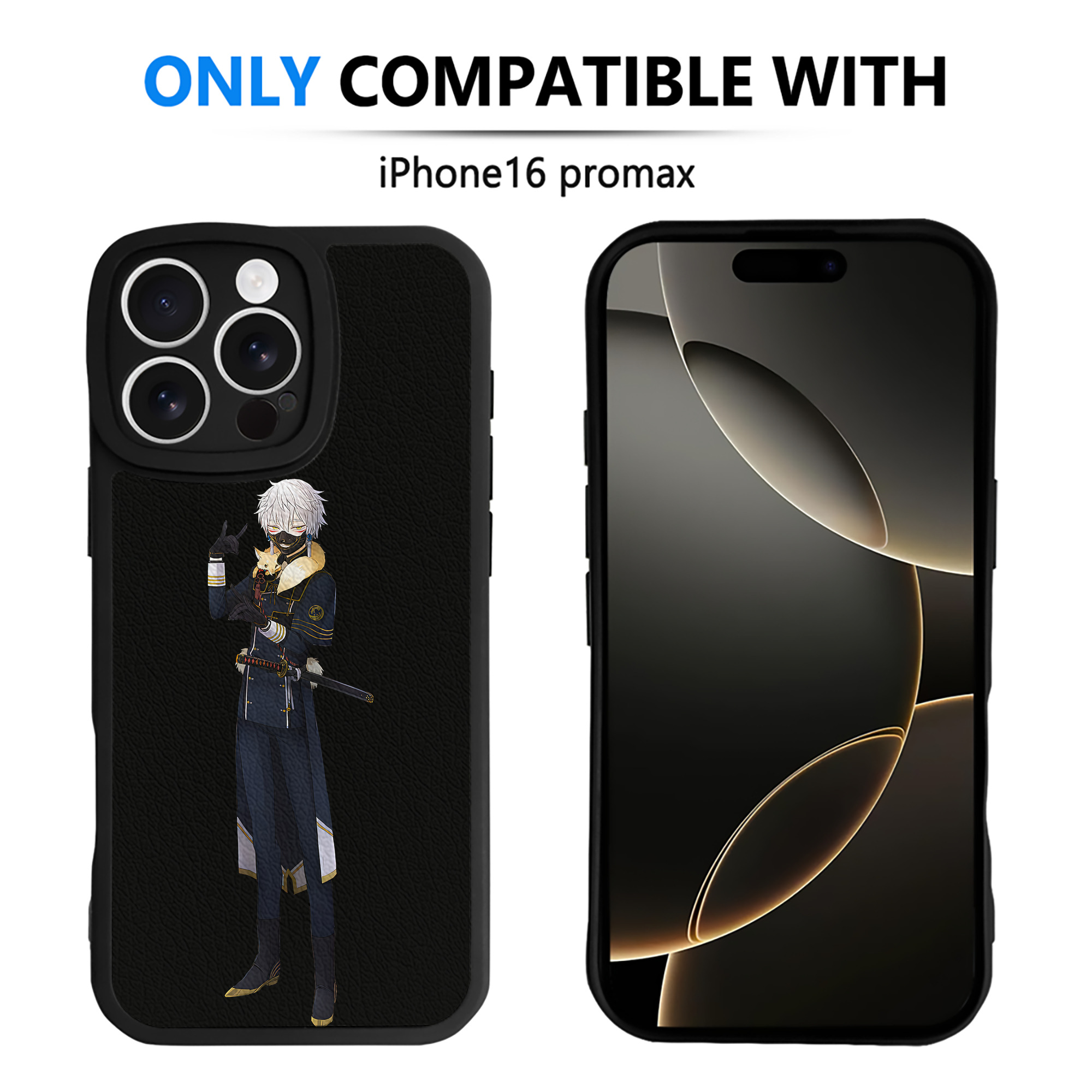 （画像用） 刀剣乱舞 Touken Ranbu 【iPhone 16シリーズ対応】シリコンスマホケース（レザー調） 材質：シリコン